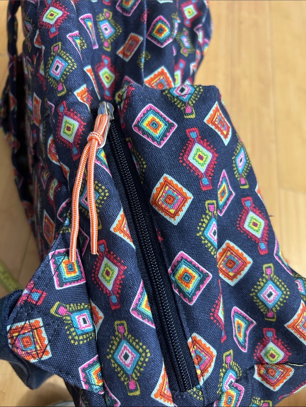 Vera Bradley Lighten Up Medallion Print Large size Backpack - Picture 10 of 10